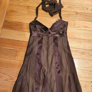 Bcbg brown dress